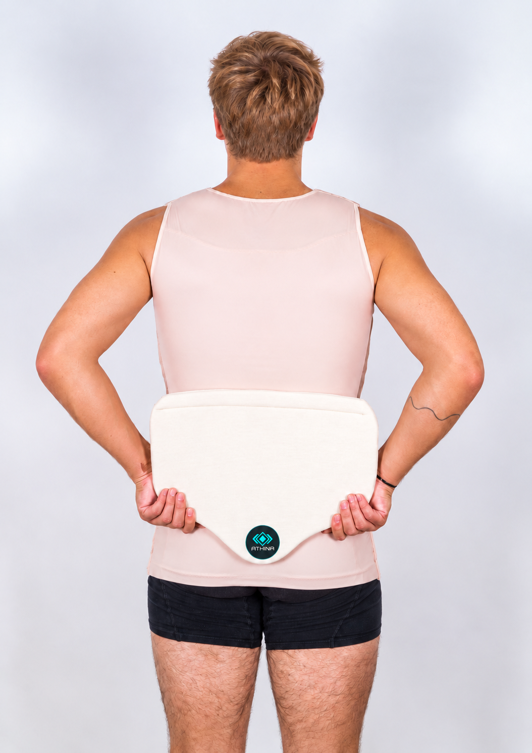 Placa lumbar hombre